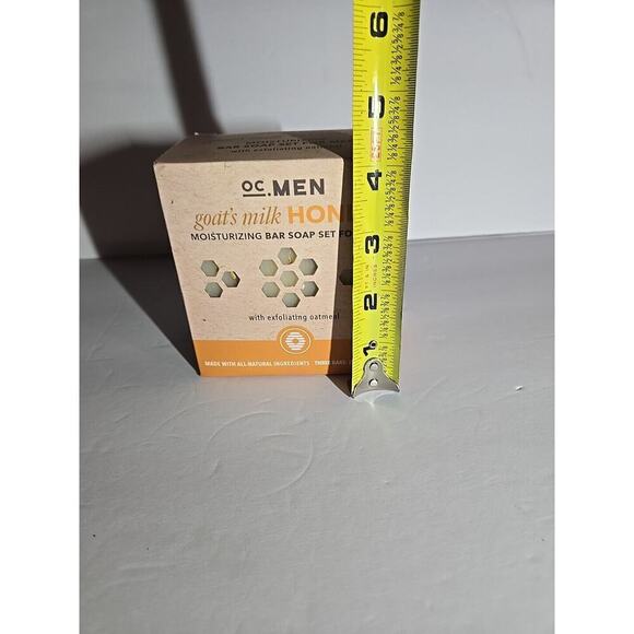 3 Bars MAN Soap - Goat's Milk Honey Oatmeal - 24 oz. Total - OC Men USA 8 Oz Ea - Picture 7 of 10